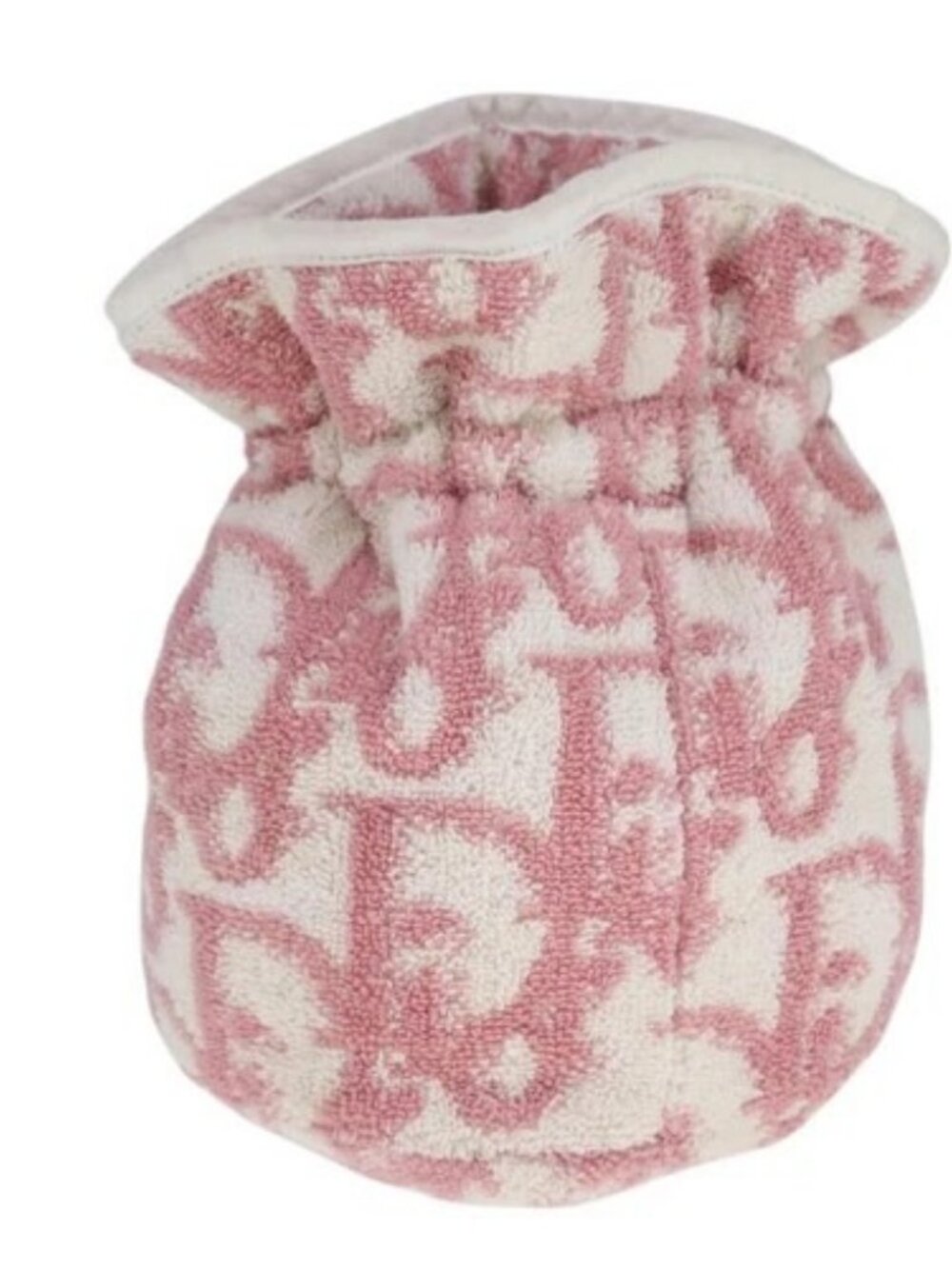 Christian Dior Purse Pouch Pile Pink White Auth - Picture 2 of 16